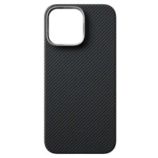 Чохол Apple iPhone 16 Pro, Carbon Style, MagSafe, Чорний