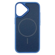 Чохол Apple iPhone 17, TechWoven Hybrid, MagSafe, Синій