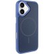 Чохол Apple iPhone 17, TechWoven Hybrid, MagSafe, Синій