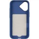 Чохол Apple iPhone 17, TechWoven Hybrid, MagSafe, Синій