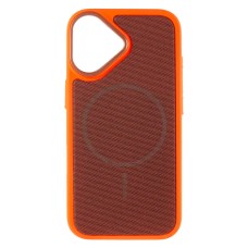 Чохол Apple iPhone 17, TechWoven Hybrid, Orange-Brown, MagSafe, Помаранчевий