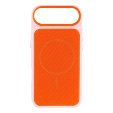 Чохол Apple iPhone 17 Air, TechWoven Hybrid, Pink-Orange, MagSafe, Рожевий