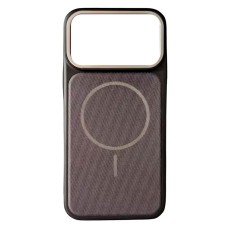 Чохол Apple iPhone 17 Pro, TechWoven Hybrid, Black-Purple, MagSafe, Чорний