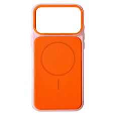 Чохол Apple iPhone 17 Pro, TechWoven Hybrid, Pink-Orange, MagSafe, Рожевий