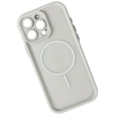 Чохол Apple iPhone 13, Clear Shock Thin, MagSafe, Сірий