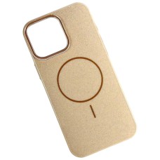 Чохол Apple iPhone 16, Color Glitter, MagSafe, Пісочний