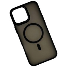 Чехол Apple iPhone 15, Color Matte, MagSafe, Черный