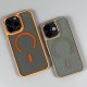 Чохол Apple iPhone 13, Focus Pixels, MagSafe, Помаранчевий