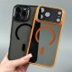 Чохол Apple iPhone 13, Focus Pixels, MagSafe, Помаранчевий