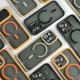 Чехол Apple iPhone 13, Focus Pixels, MagSafe, Бежевый
