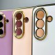 Чохол Xiaomi 15T, Golden Line Separate Camera, Фіолетовий