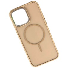 Чохол Apple iPhone 17, Air Beats Matte Camera, MagSafe, Бежевий