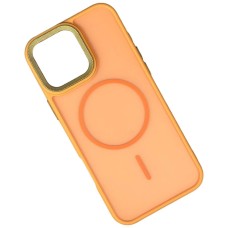 Чехол Apple iPhone 12 Pro Max, Matte Corrugated Camera Thin, MagSafe, Оранжевый