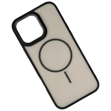 Чохол Apple iPhone 13 Pro, Matte Corrugated Camera Thin, MagSafe, Чорний