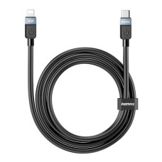 USB кабель Remax CB38 Photon Apple iPhone SE 2022, iPhone 14 Pro Max, iPhone 14 Plus, iPhone 14 Pro, iPhone 14, iPhone 13 Pro, iPhone 13 Mini, iPhone 13, iPhone 13 Pro Max, iPhone 12 Mini, iPhone 12 Pro Max, Lightning, 1.2 м., Чорний