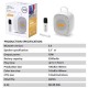 Колонка Bluetooth Sing-e D21, Білий