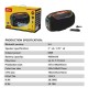 Колонка Bluetooth Sing-e ZQS P200, Чорний
