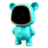 Колонка Bluetooth X-868 Bear, Блакитний