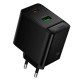 Сетевое зарядное устройство Borofone BAS16A Erudite, Черный