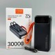 Павербанк (Power Bank) WUW TUGII Y300, 30000 mAh, Черный