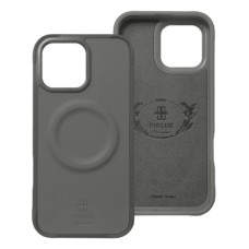 Чохол Apple iPhone 16 Pro Max, Piblue Magentic Carbon, Titan-Grey, MagSafe, Сірий