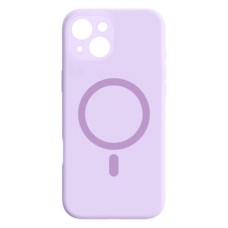 Чохол Apple iPhone 14, Air Beats Wide Strip Full Camera, Light Purple, MagSafe, Фіолетовий