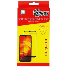 Захисне скло Samsung A376 Galaxy А37, Dengos, Чорний