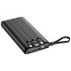 Повербанк (Power Bank) Veger W1116, 10000 mAh, Чорний