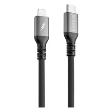 USB кабель Proove ReGen Apple iPhone SE 2022, iPhone 14 Pro Max, iPhone 14 Plus, iPhone 14 Pro, iPhone 14, iPhone 13 Pro, iPhone 13 Mini, iPhone 13, iPhone 13 Pro Max, iPhone 12 Mini, iPhone 12 Pro Max, iPhone 12 Pro, Lightning, 1.0 м., Чорний