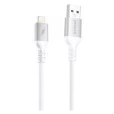 USB кабель Proove ReGen Apple iPhone SE 2022, iPhone 14 Pro Max, iPhone 14 Plus, iPhone 14 Pro, iPhone 14, iPhone 13 Pro, iPhone 13 Mini, iPhone 13, iPhone 13 Pro Max, iPhone 12 Mini, iPhone 12 Pro Max, iPhone 12 Pro, Lightning, 1.0 м., Білий