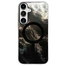 Чохол Samsung Galaxy S26 Edge, Galaxy S26 Plus, Shiny Mountain, MagSafe, Чорний