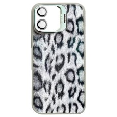 Чохол Apple iPhone 17, Epik Wild Leopard Lens, MagSafe, Сірий