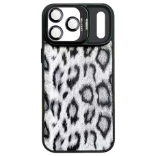 Чохол Apple iPhone 17 Pro, Epik Wild Leopard Lens, MagSafe, Чорний