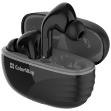 Навушники бездротові СolorWay Slim TWS-5 Earbuds, З мікрофоном, Стерео, Чорний