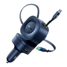 Автомобильное зарядное устройство Baseus C02066 PrimeTrip VR2 Max, С кабелем, Type-C, Черный