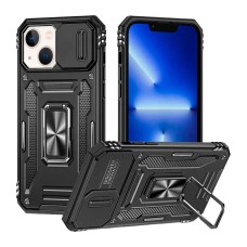 Чехол Apple iPhone 15, Epik Camshield Army Ring, Черный