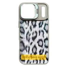 Чохол Apple iPhone 17 Air, Epik Wild Leopard, MagSafe, Сірий