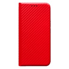 Чохол-книжка Xiaomi Redmi Note 15 Pro, Carbon Case, Червоний