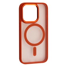 Чохол Apple iPhone 13 Pro Max, Cristal Guard, MagSafe, Помаранчевий