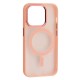 Чехол Apple iPhone 15, Cristal Guard, MagSafe, Розовый