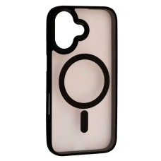 Чохол Apple iPhone 16, Cristal Guard, MagSafe, Чорний