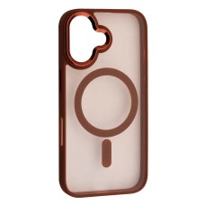 Чохол Apple iPhone 16 Plus, Cristal Guard, MagSafe, Коричневий