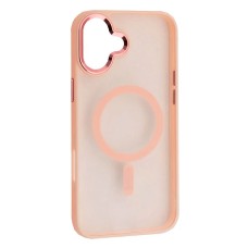 Чохол Apple iPhone 16 Plus, Cristal Guard, MagSafe, Рожевий