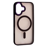 Чохол Apple iPhone 16, Cristal Guard, MagSafe, Фіолетовий