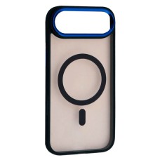 Чохол Apple iPhone 17 Air, Cristal Guard, Dark Blue, MagSafe, Синій