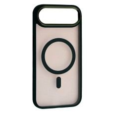 Чохол Apple iPhone 17 Air, Cristal Guard, Dark Green, MagSafe, Зелений