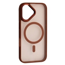 Чохол Apple iPhone 17, Cristal Guard, MagSafe, Коричневий