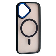 Чохол Apple iPhone 17, Cristal Guard, Dark Blue, MagSafe, Синій