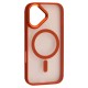 Чохол Apple iPhone 17, Cristal Guard, MagSafe, Помаранчевий