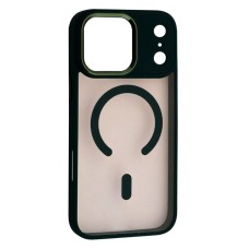 Чохол Apple iPhone 17 Pro, Cristal Guard, Dark Green, MagSafe, Зелений